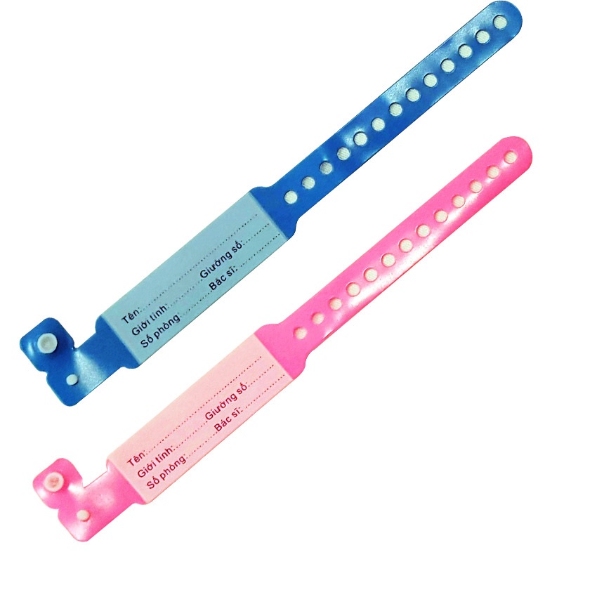VÒNG TAY Y TẾ NHỰA PVC